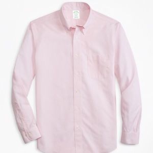 Brooks Brothers pink ls button down shirt.